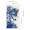 (US Local)Wolf -11CT Stamped Cross Stitch Kit(40x70cm)