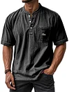 Men's Loose Pocket V-Neck T-Shirt
