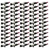 [US Local Warehouse] 5 Pack 12 Bottle Wine Rack Wall Mounted for 60 Bottles DIY Detachable Wine Holder Metal Storage Rack for Kitchen Dining Room Bar