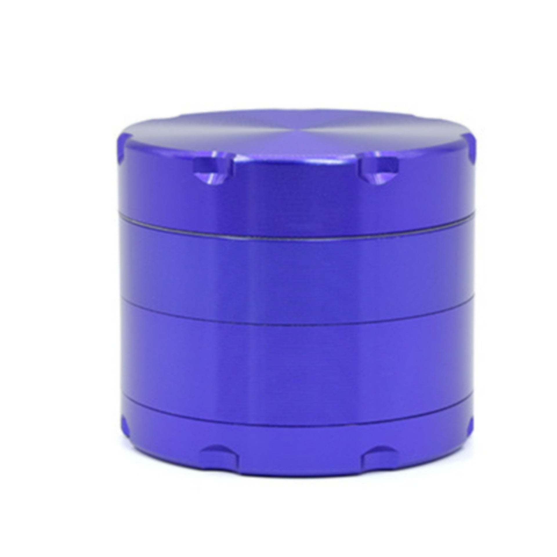 Aluminum Alloy 55MM Chamfer CNC Four-layer Herb Grinder-Blue