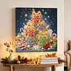 DIY Special Shape Diamond Painting Pearl Art With Inner Frame Kit 25x25cm(Christmas Gift Tree)