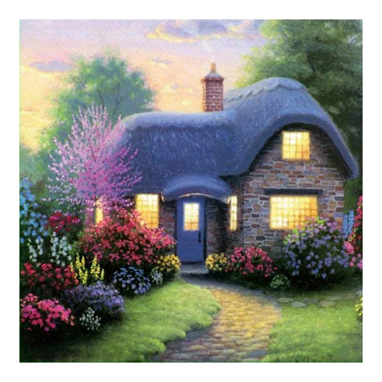 DIY - Scenery 11CT Stamped Cross Stitch 40*40CM