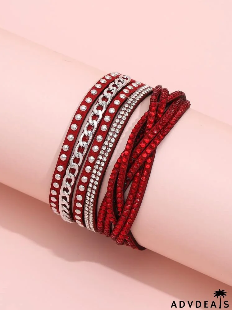Rhinestone Decor Bracelet