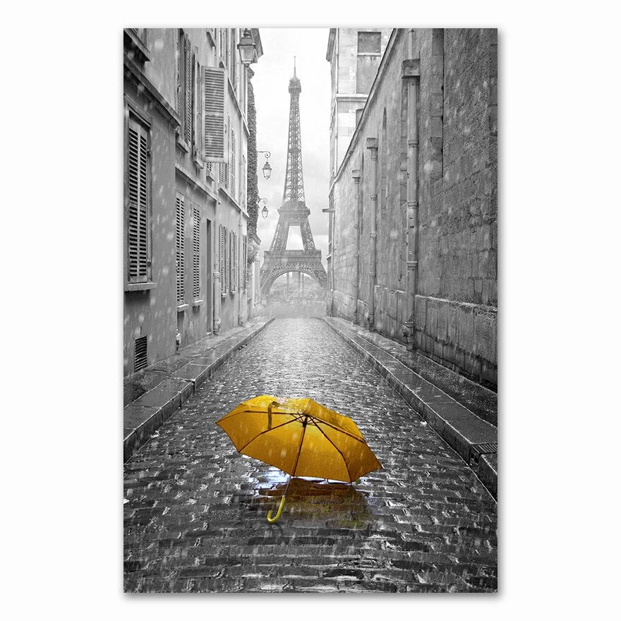 Nordic s And Prints Paintings For Living Room Wall Art Decorative Pictures Canvas Print City London Paris Landscape