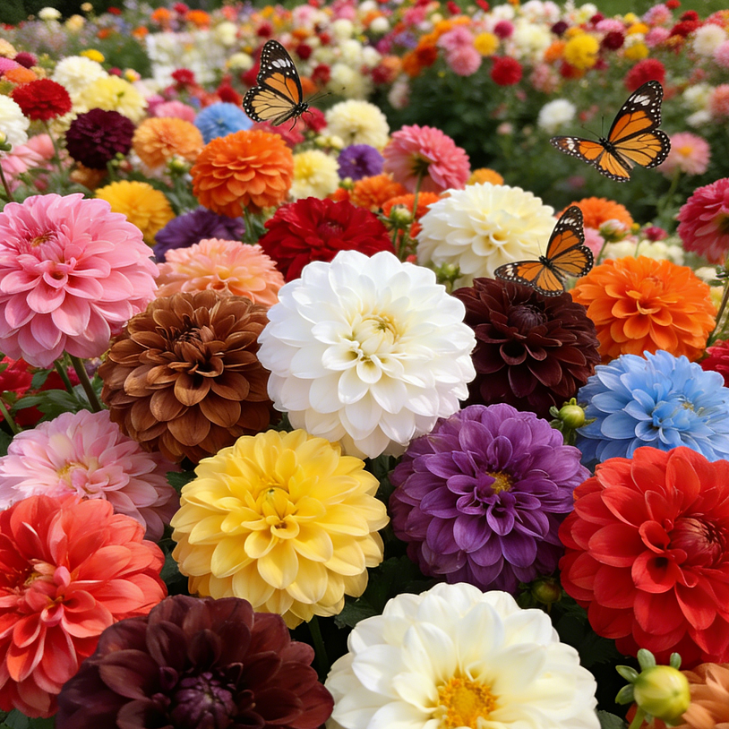 💐Double Dahlia Mixed Color Seeds