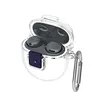 Clear TPU Cover for Google Pixel Buds 2a 2025 Accessory Protective Skin Case with Carabiner Shockproof Anti-Drop Scratch-Resistant