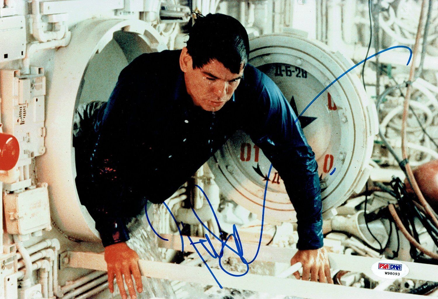 Pierce Brosnan Signed James Bond 007 Authentic Auto 8x12 Photo Poster painting PSA/DNA #W98093