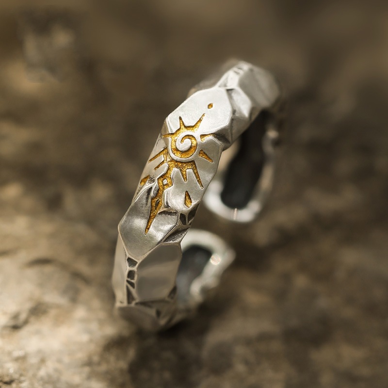 Wishing Stone Self-discipline Ring Silver