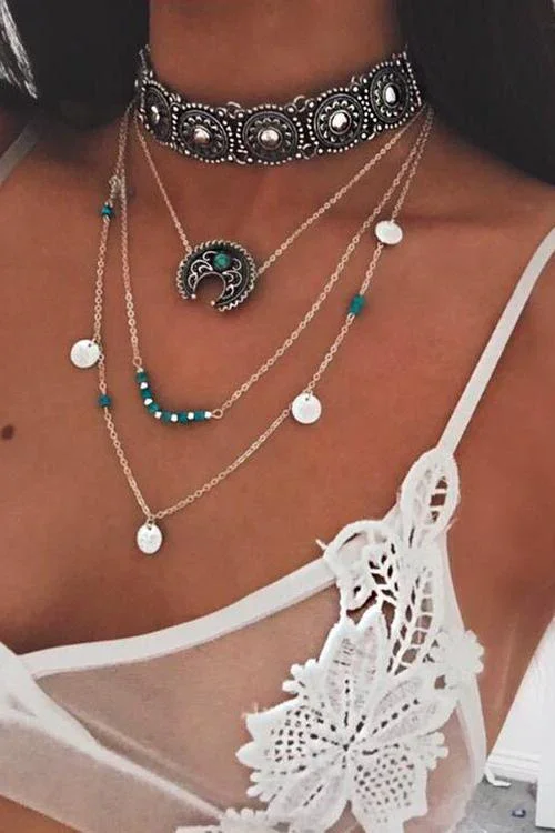 Bohemia Beaded  Layered Necklace