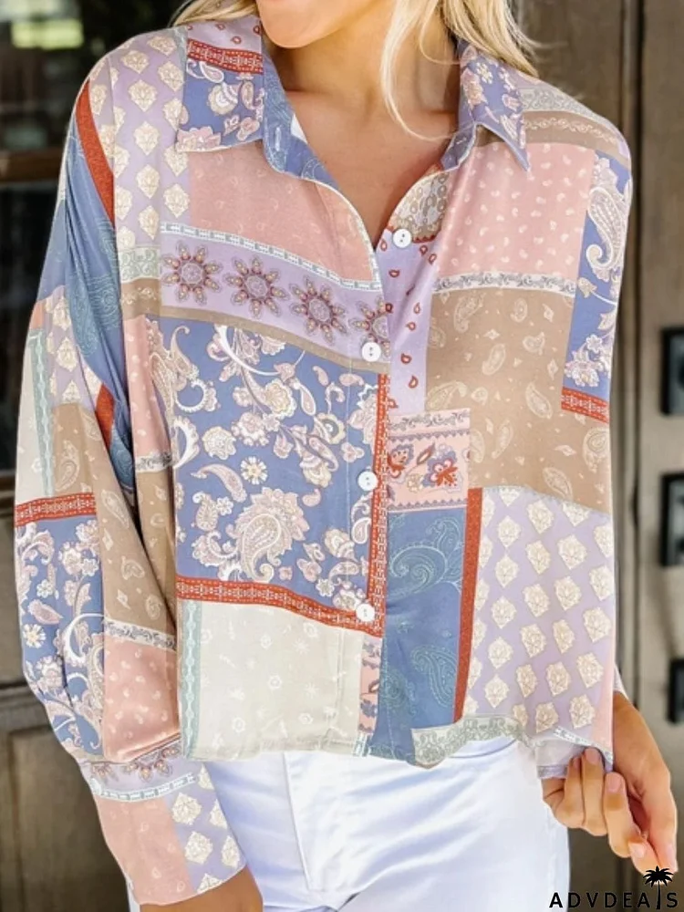 Printed Long Sleeve Shirt