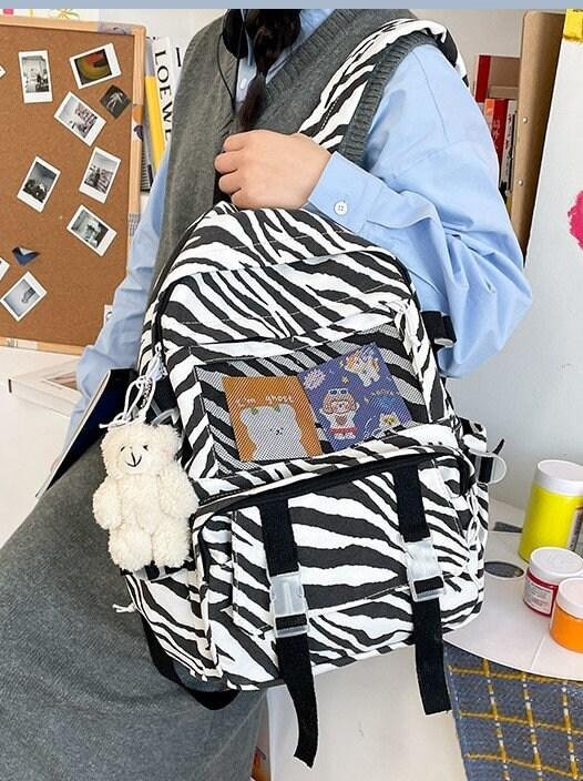 Zebra Pattern Ita Backpack
