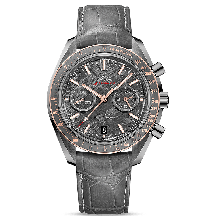 Omega Speedmaster Dark Side Of The Moon Co-Axial Chronometer Chronograph 44.25mm 311.63.44.51.99.001  "Meteorite" Fold Clasp