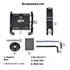 Aluminum Alloy Bike Phone Mount Bicycle Mobile Phone Support Cycling Accessories