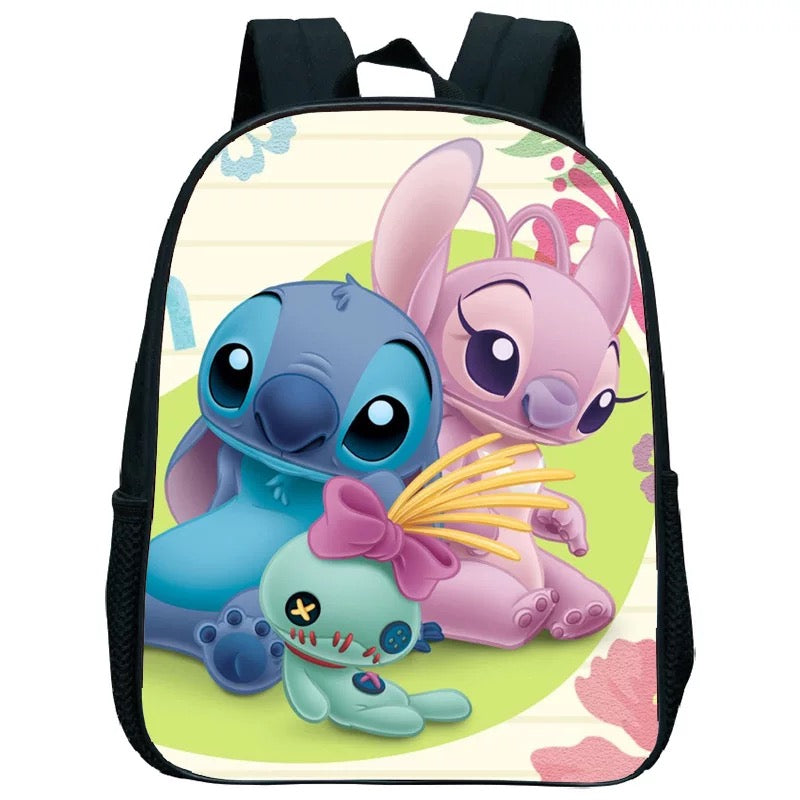 Mayoulove Lilo Stitch Backpack School Sports Bag for Boys Girls Kids-Mayoulove