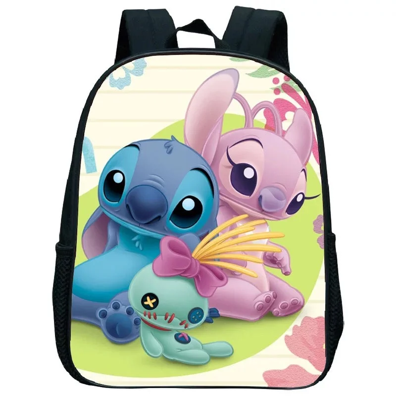 Buzzdaisy Lilo Stitch Backpack School Sports Bag for Boys Girls Kids
