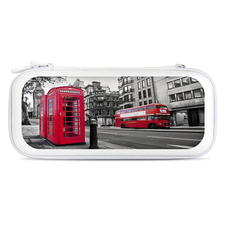 Switch Storage Bag LONDON TELEPHONE BUS customized, personalized, gift