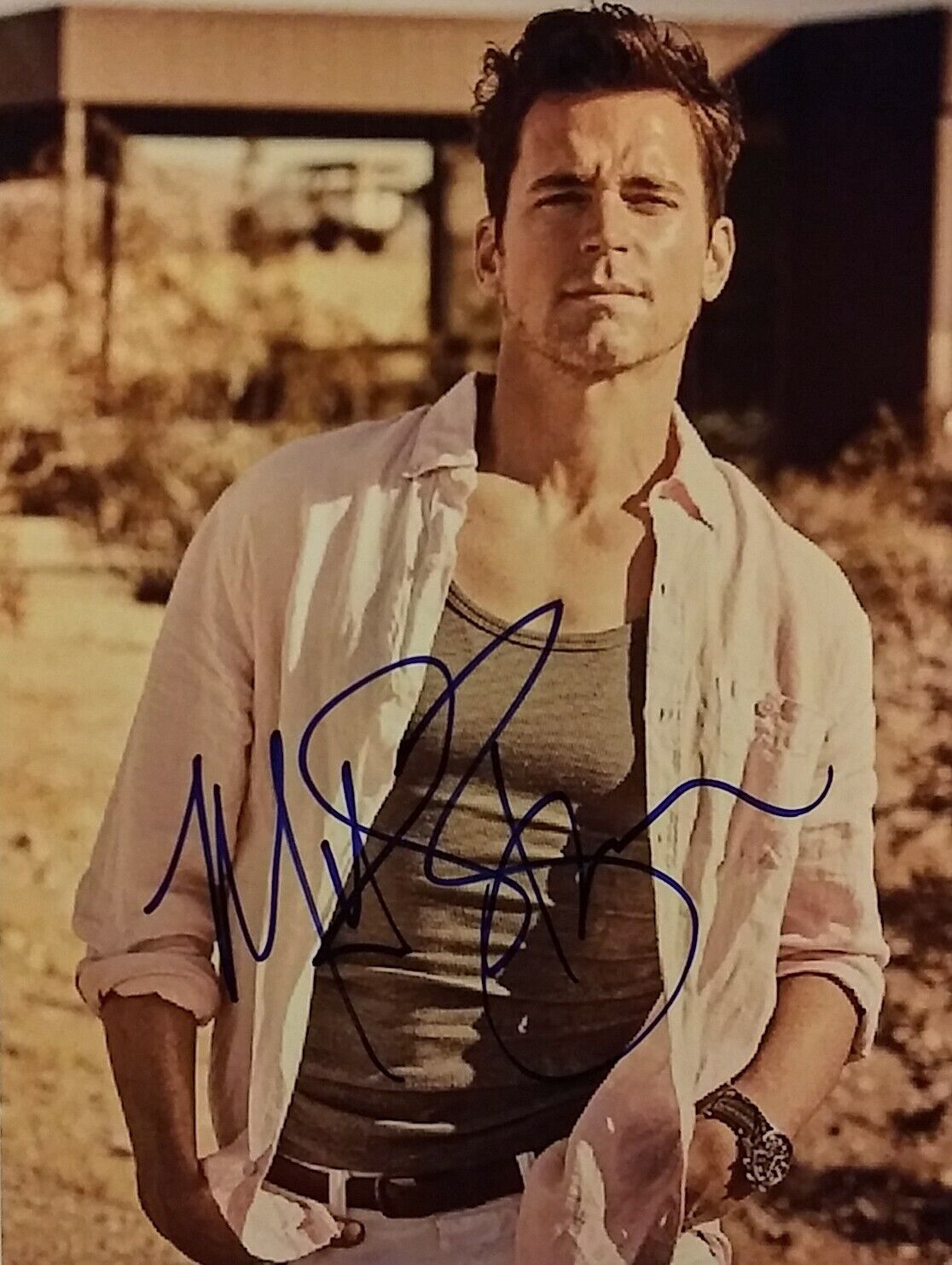 Matt Bomer signed 8 x 10