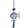 Bead Embroiderys - Counted Cross Stitch Lotus Ornament Kit for Wall Window Decorations