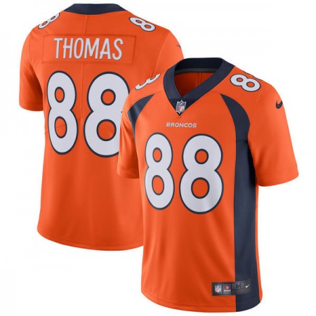 Men's Denver Broncos #88 Demaryius Thomas  Orange Vapor Untouchable Limited Stitched NFL Jersey