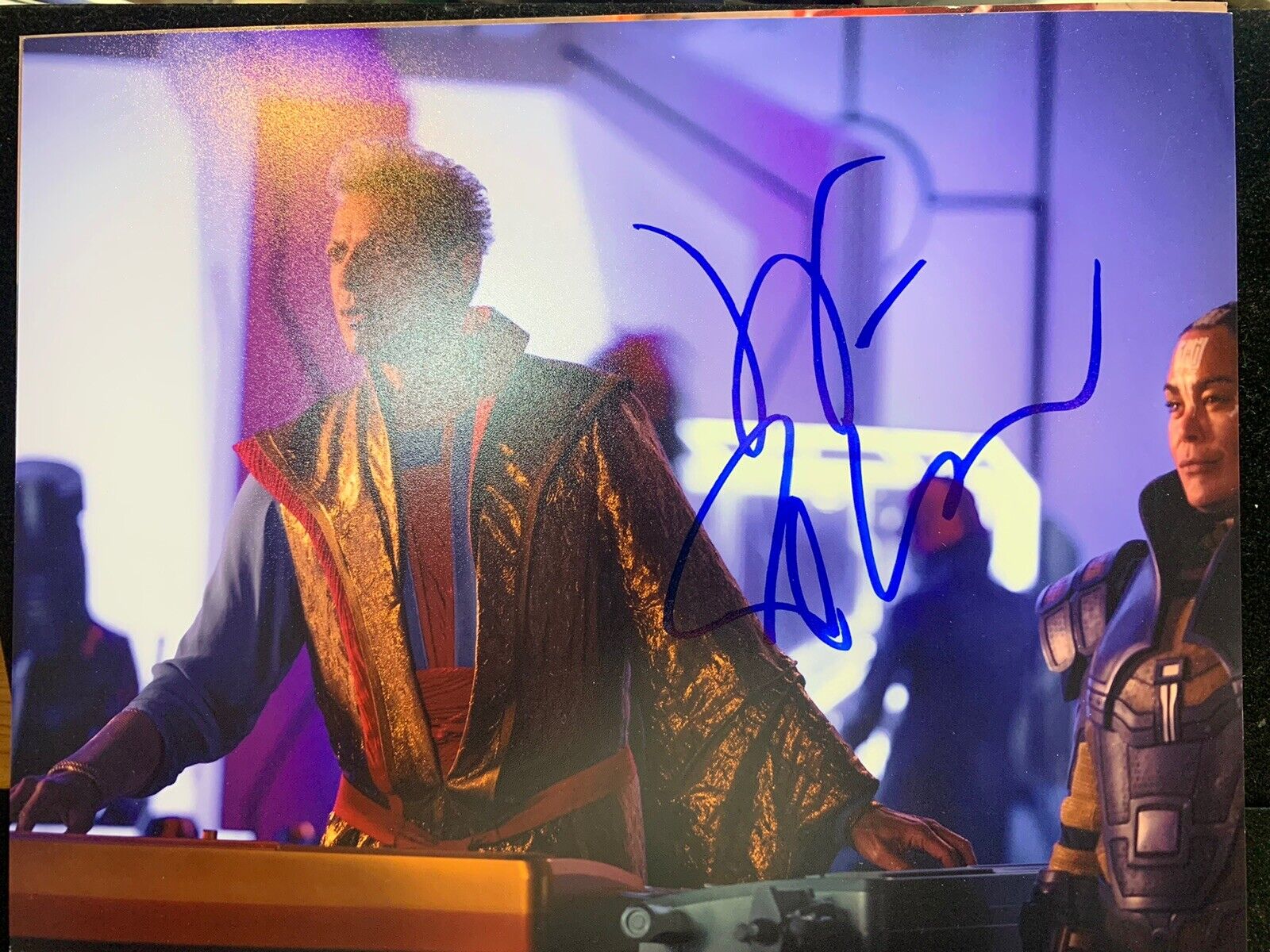 JEFF GOLDBLUM Signed THOR Guardians of the Galaxy GRANDMASTER Photo Poster painting Beckett D7