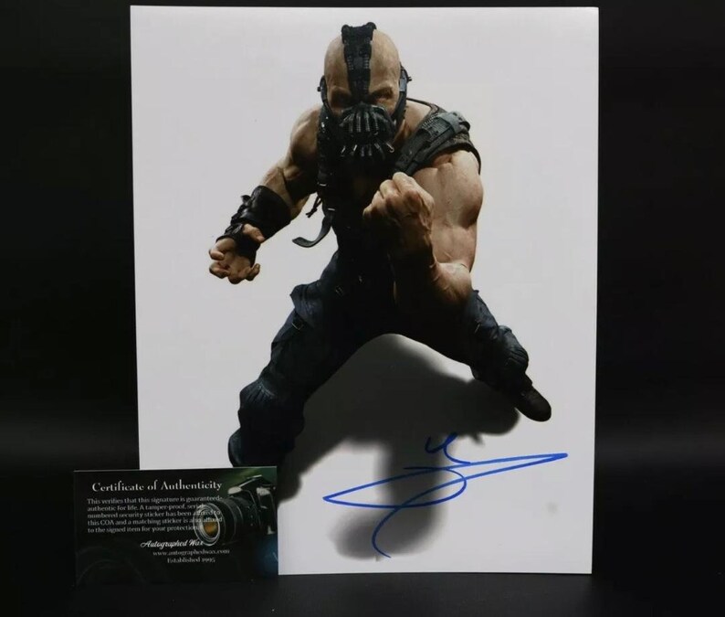 Tom Hardy Signed Autographed The Dark Knight