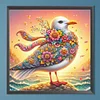 Diamond Painting-DIY Round Part AB Drill Seagull(35*35CM)