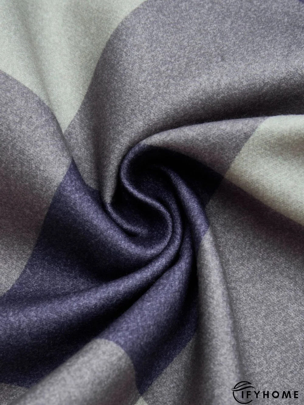 Loose Plaid Urban Overcoat | IFYHOME