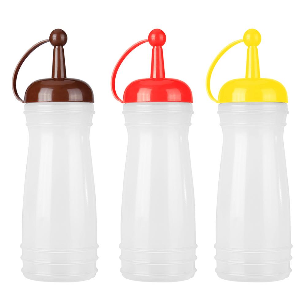 

340Ml Plastic Squeeze Bottle Sauce Vinegar Ketchup Condiment Dispenser, 501 Original