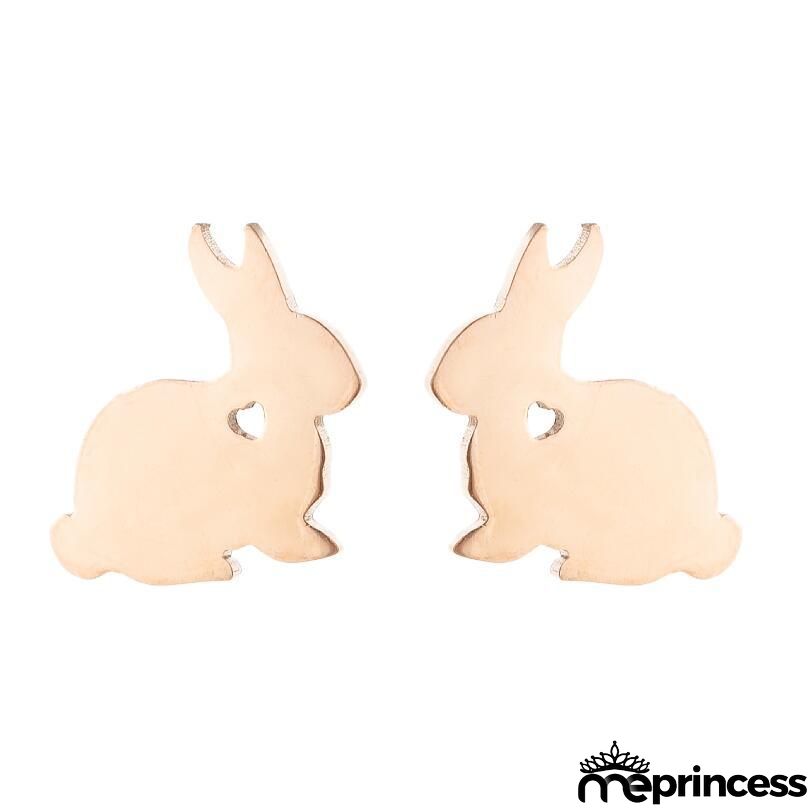 Women Fashion Hollow Eagle Owl Snake Dolphin Bee Giraffe Elephant Dog Cat Rabbit Fish Bird Penguim Stainless Steel Stud Earrings