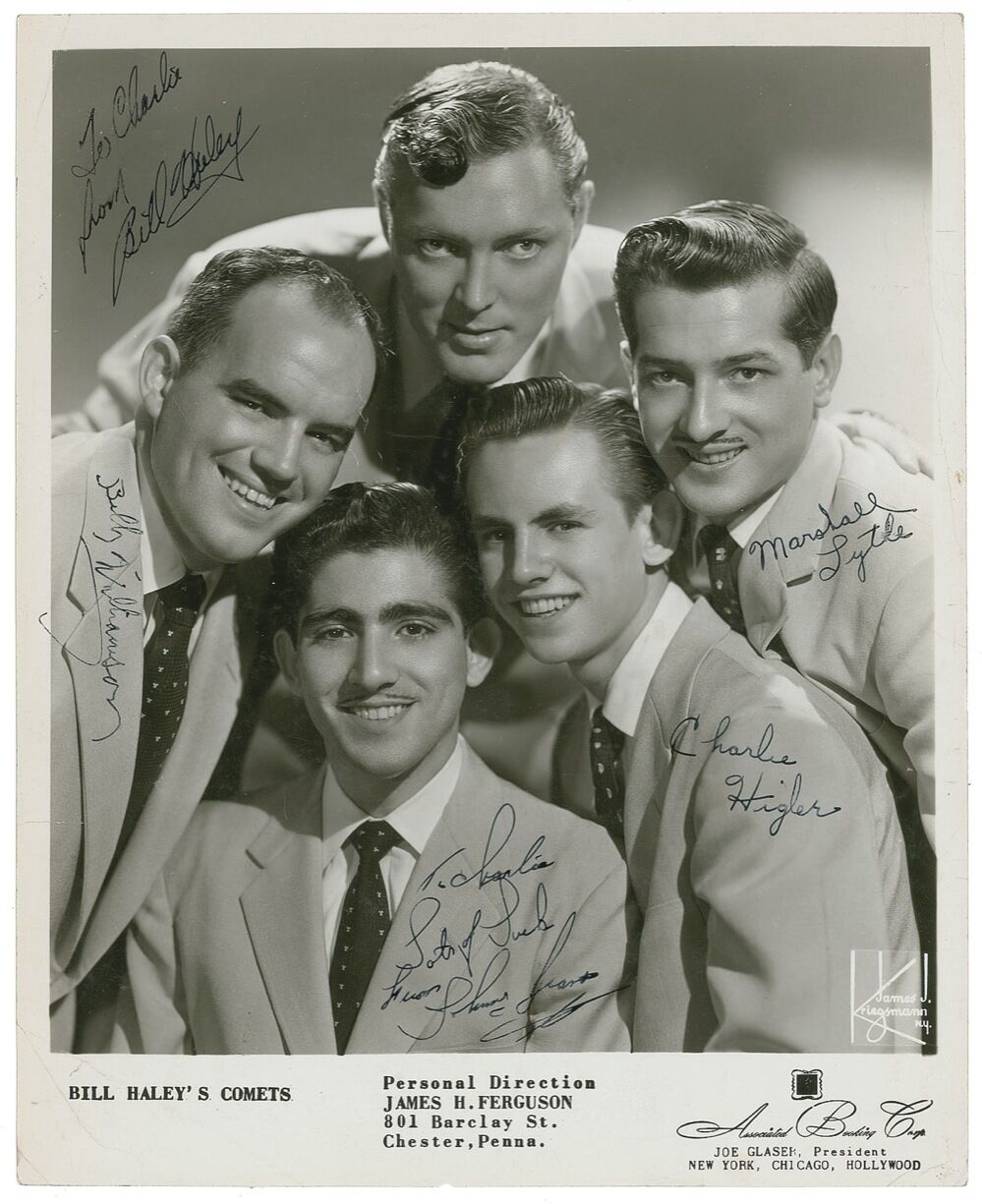 BILL HALEY & THE COMETS Signed Photo Poster paintinggraph - Rock n Roll Stars Pioneers preprint