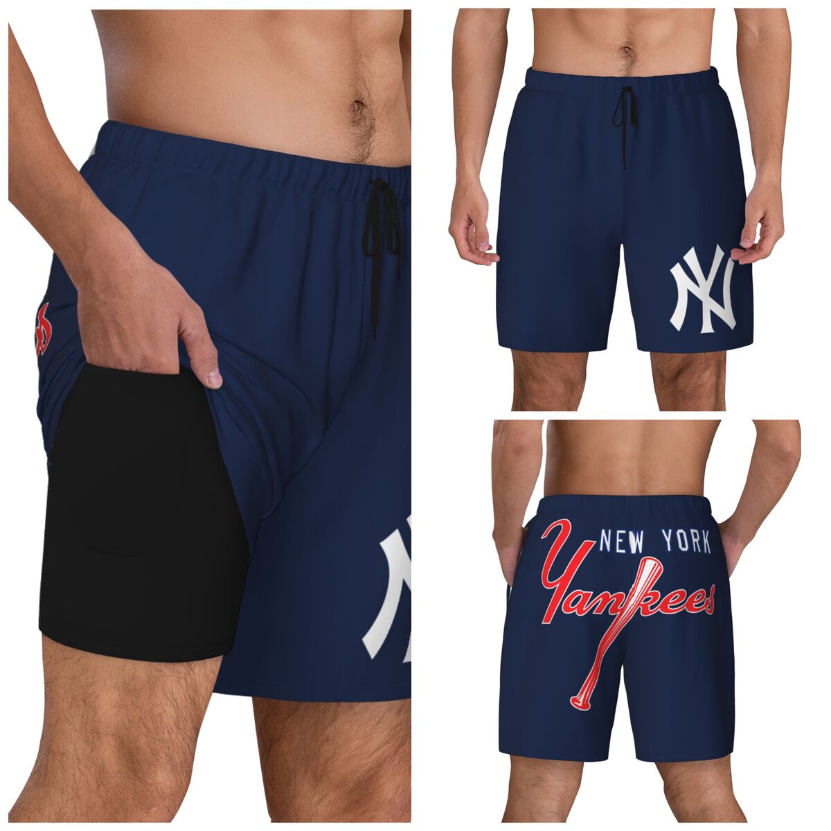 New York Yankees Swim Trunks Men