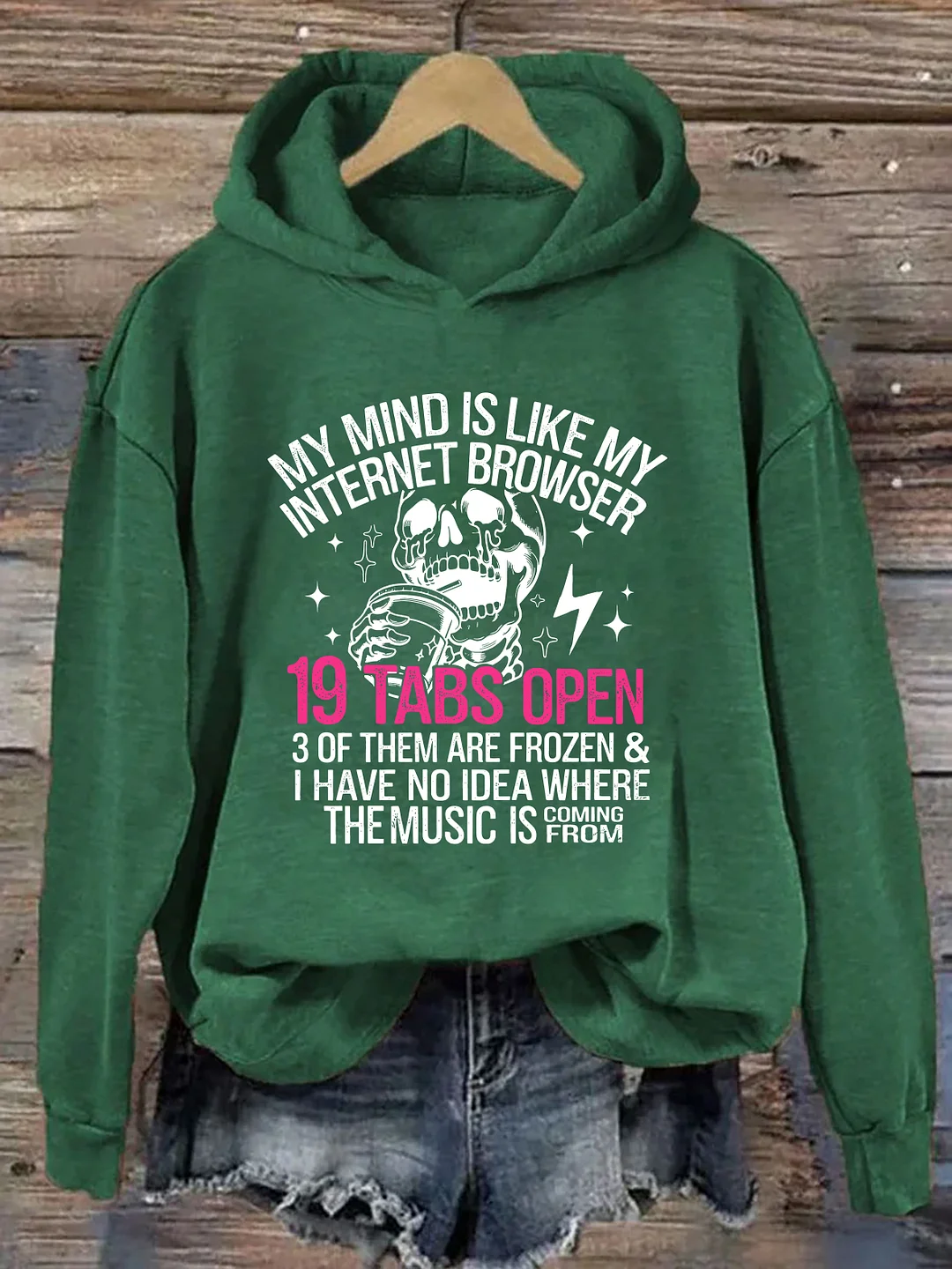 My Mind Is Like Internet Browser Hoodie