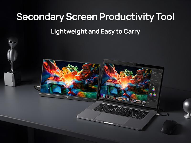 Product Introduction of ARZOPA Portable Monitor 16.1" 144Hz & 17.3" 60Hz FHD 1080P Laptop Screen Extender for PC Mac Xbox Switch PS5 iPhone IPS Display Computer Display HDR External Screen Game Workfromhome 0