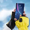 Rechargeable USB Fingerless Heated Gloves w/3 Heating Levels for Sports Skiing