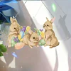 >SALE<5D Rabbit Hanging Pendant With Light Strip DIY Acrylic for Craft Gifts(YH314)