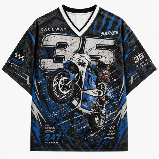 Blue Racer Mesh Jersey