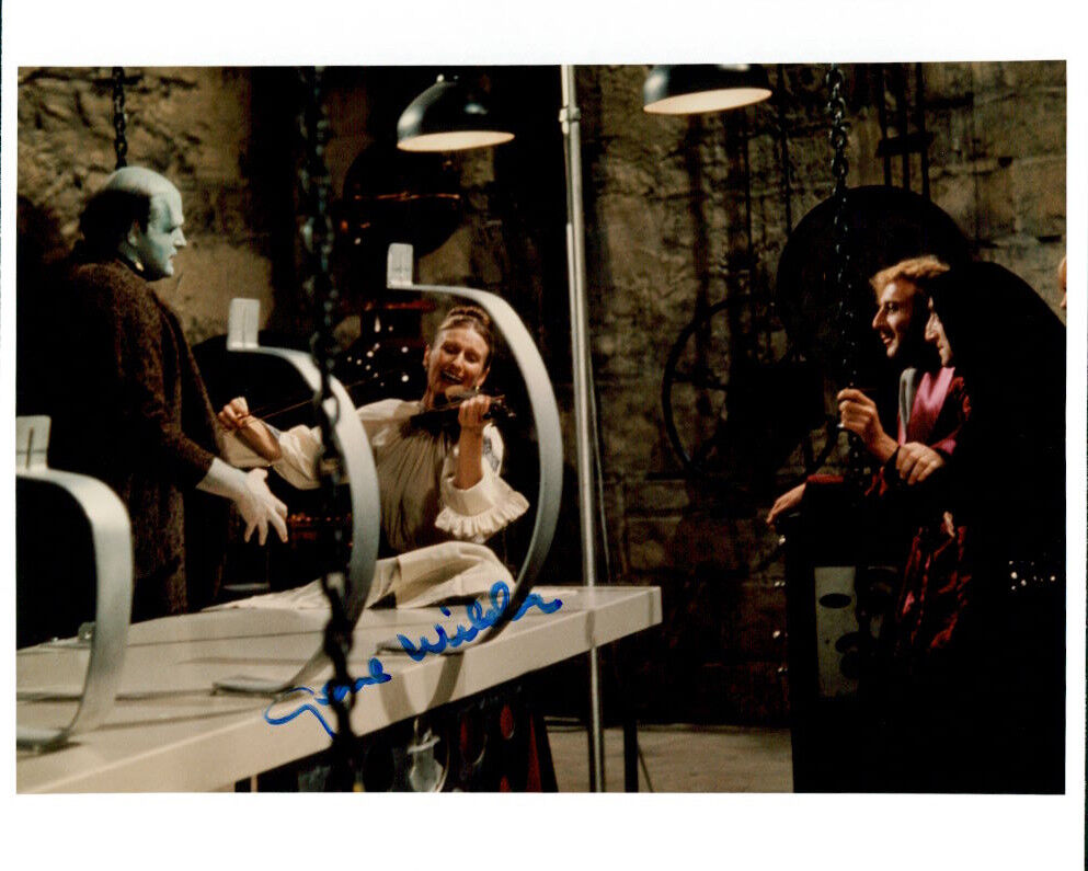 Gene Wilder (Young Frankenstein) signed authentic 8x10 Photo Poster painting COA