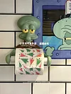 Villain Cute Squidward Paper Roller Wall-mounted Storage Tray Hanger Handmade Gift SpongeBob SquarePants