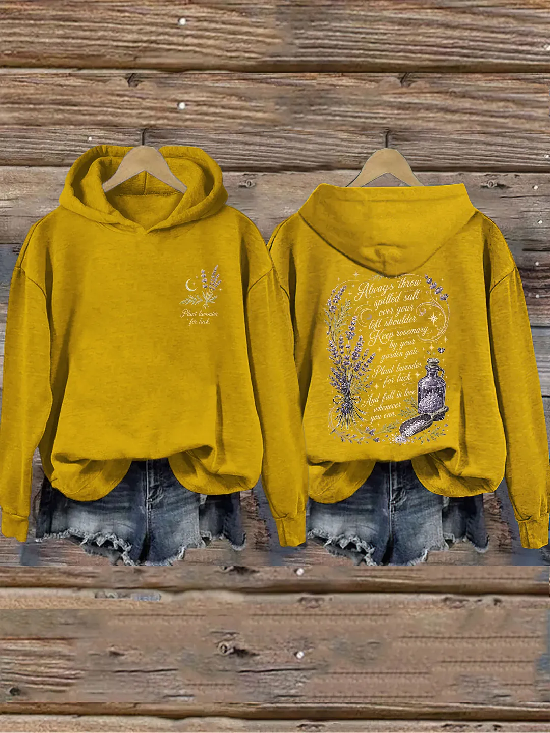 Plant Lavender For Luck Hoodie