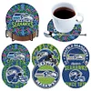 DIY 6Pcs Rugby Team-Diamond Painting Coasters(With Holder)