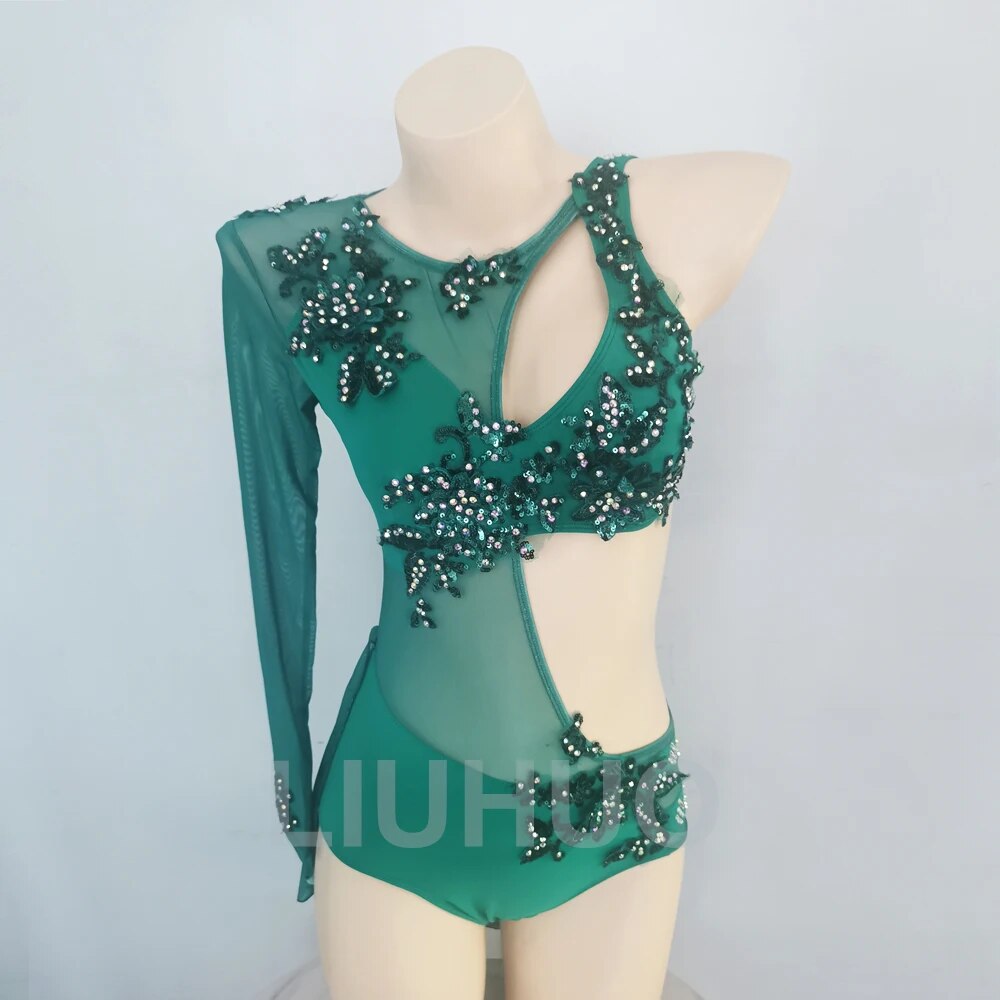 Lyrical Dance Costume Pole Dance Belly Dance Dress Costume Customization Competition Dress