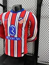 2024/2025 Atletico Madrid Player Version Long Sleeves Home Football Jersey 1:1 Thai Quality