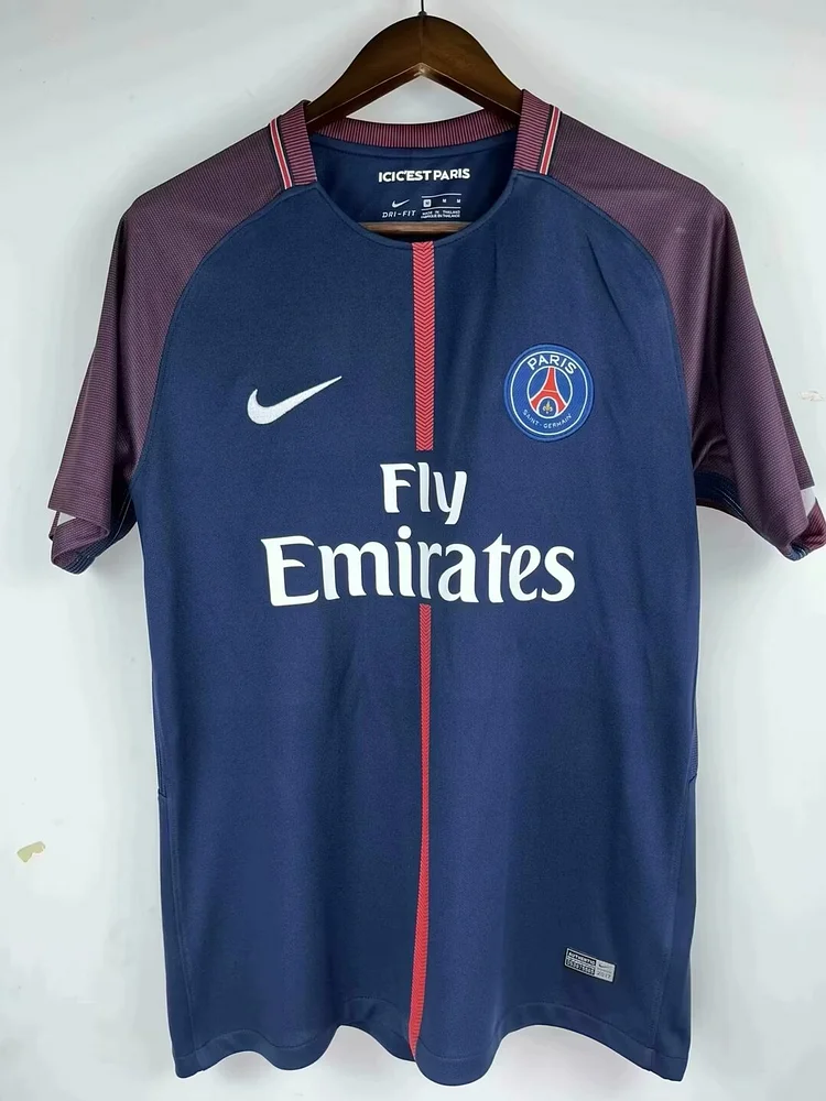 2017/18 Paris home retro jersey 1:1 Thai quality