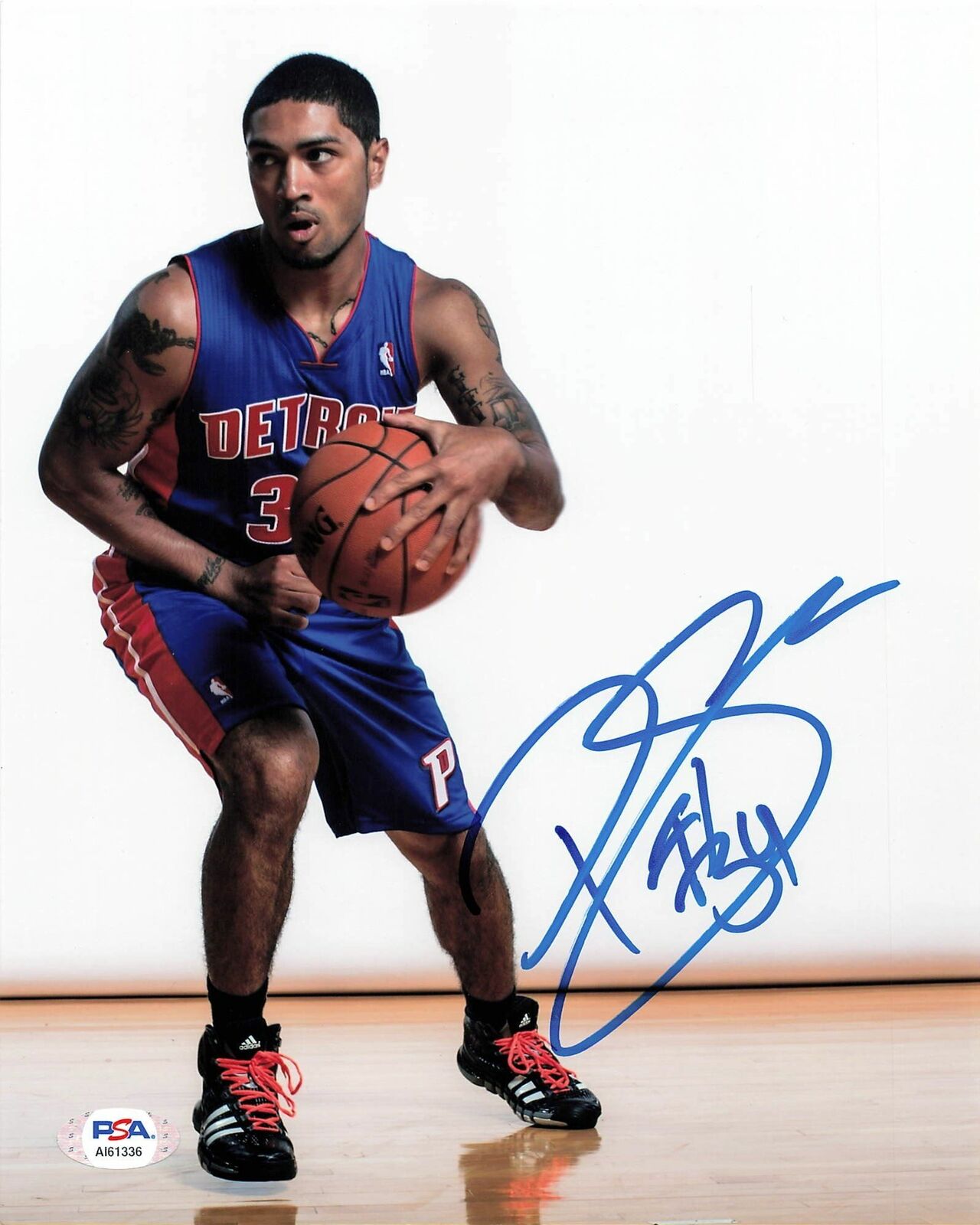 PEYTON SILVA signed 8x10 Photo Poster painting PSA/DNA Detroit Pistons Autographed