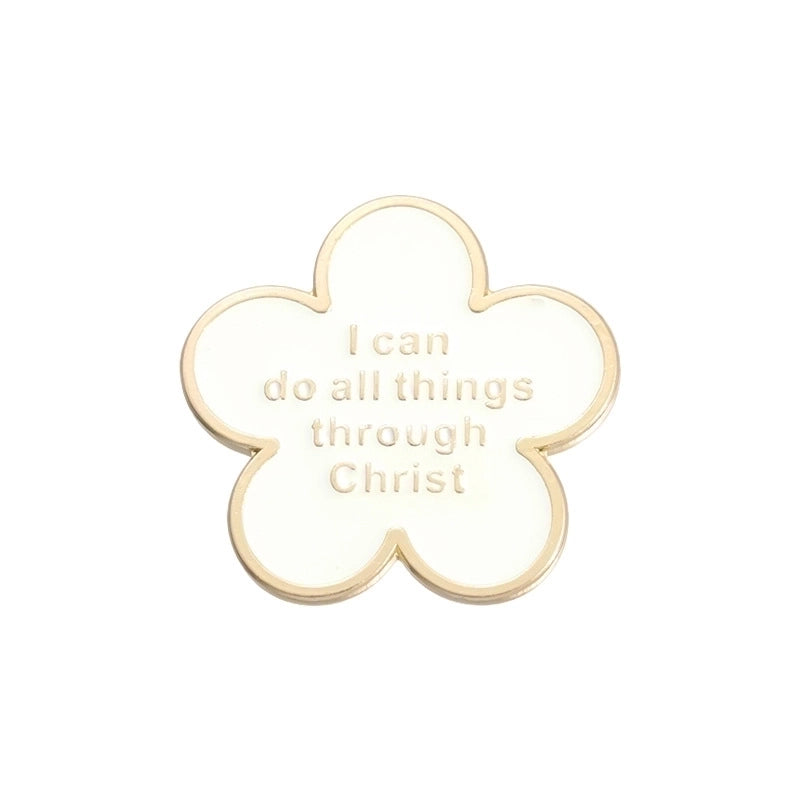 IG Style Cartoon Style Pin Book Letter Heart Shape Alloy Plating Unisex Brooches