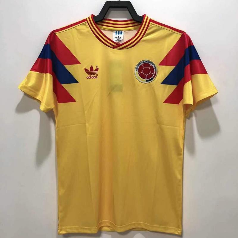 1990 Retro Colombia Home Football Shirt 1:1 Thai Quality jersey|football shirt|football kit