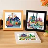 (3pcs) Scenery-14CT Stamped Cross Stitch 22*21cm(Bundle Sale)