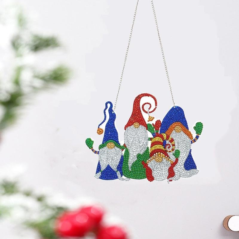 DIY 5D Gnome Doll Diamond Painting For Hanging Crafts Home Decoration、shopify、sdecorshop