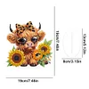 uk.everydayedeals (Limited Stock)DIY Acrylic Diamond Painting Desktop Tabletop Ornament - Yak