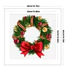 Christmas Wreath And Bow-11CT Counted Cross Stitch 40*40cm tapestrymarket